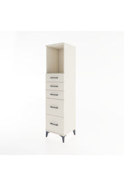 Hyperion Dolap Tek Raflı 5 Çekmeceli 44x44x182 - S55M046V1B