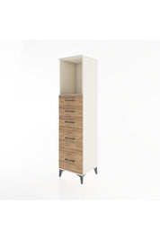 Hyperion Dolap Tek Raflı 5 Çekmeceli 44x44x182 - S55M046V3B
