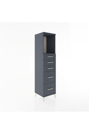 Hyperion Dolap Tek Raflı 5 Çekmeceli 44x44x182 - S55M046V5B
