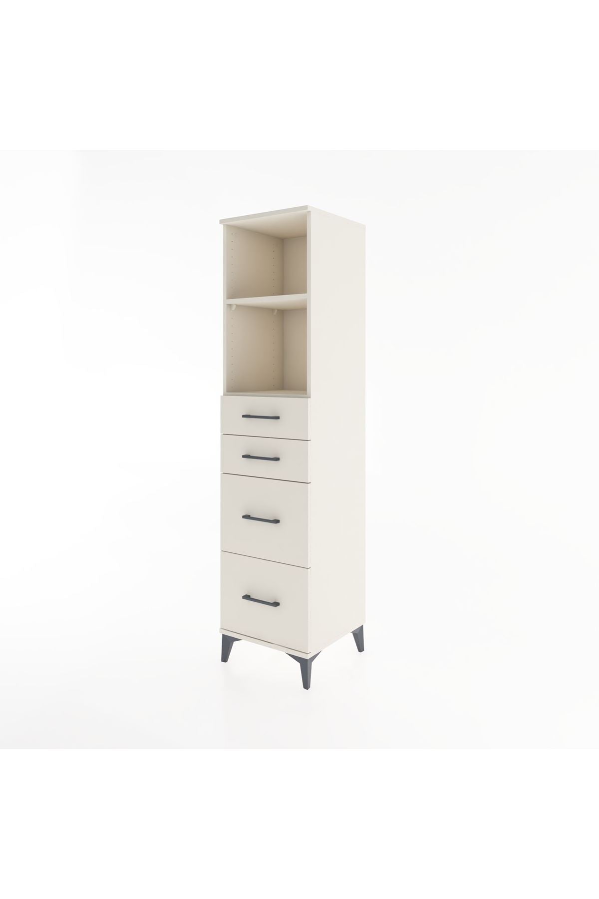 Hyperion Dolap 2 Raflı 4 Çekmeceli 44x44x182 - S55M047V1B