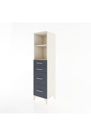 Hyperion Dolap 2 Raflı 4 Çekmeceli 44x44x182 - S55M047V2B