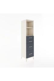 Hyperion Dolap 2 Raflı 4 Çekmeceli 44x44x182 - S55M047V2B