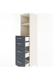 Hyperion Dolap 2 Raflı 4 Çekmeceli 44x44x182 - S55M047V2B