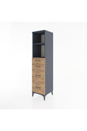 Hyperion Dolap 2 Raflı 4 Çekmeceli 44x44x182 - S55M047V6B