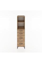 Hyperion Dolap 2 Raflı 4 Çekmeceli 44x44x182 - S55M047V9B