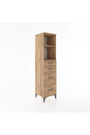 Hyperion Dolap 2 Raflı 4 Çekmeceli 44x44x182 - S55M047V9B