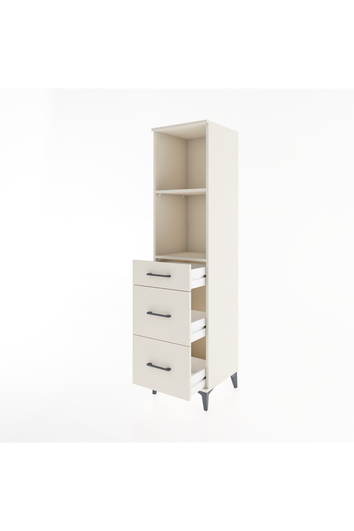 Hyperion Dolap 2 Raflı 3 Çekmeceli 44x44x182 - S55M048V1B