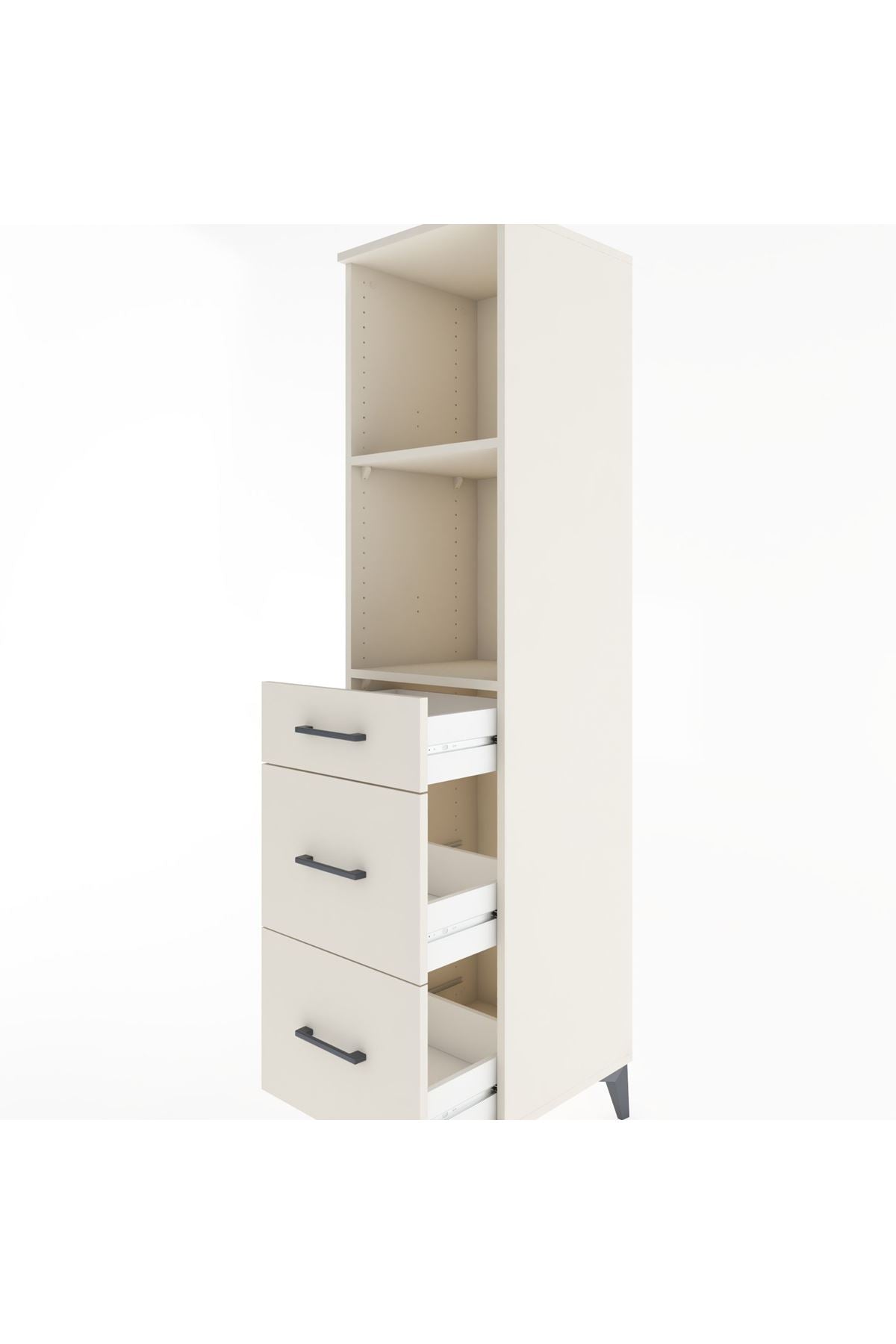 Hyperion Dolap 2 Raflı 3 Çekmeceli 44x44x182 - S55M048V1B