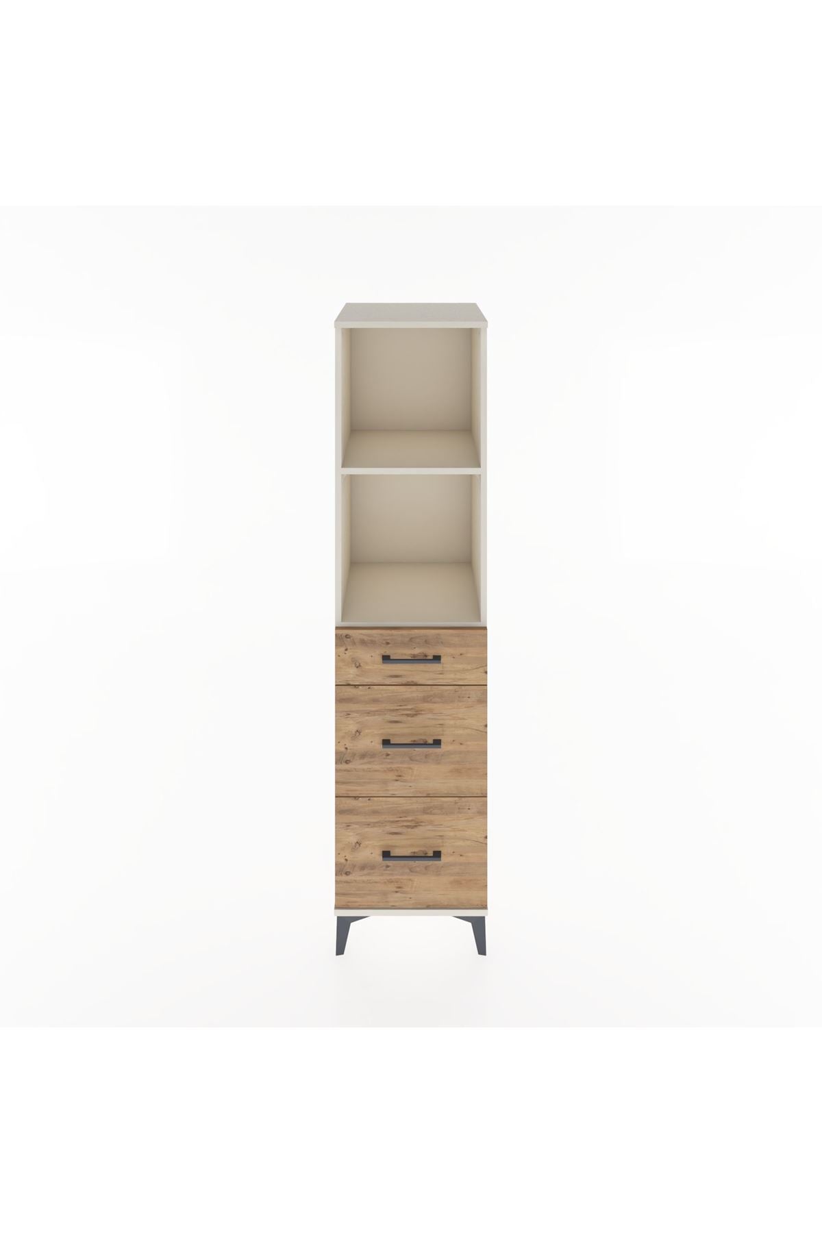 Hyperion Dolap 2 Raflı 3 Çekmeceli 44x44x182 - S55M048V3B