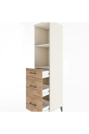 Hyperion Dolap 2 Raflı 3 Çekmeceli 44x44x182 - S55M048V3B