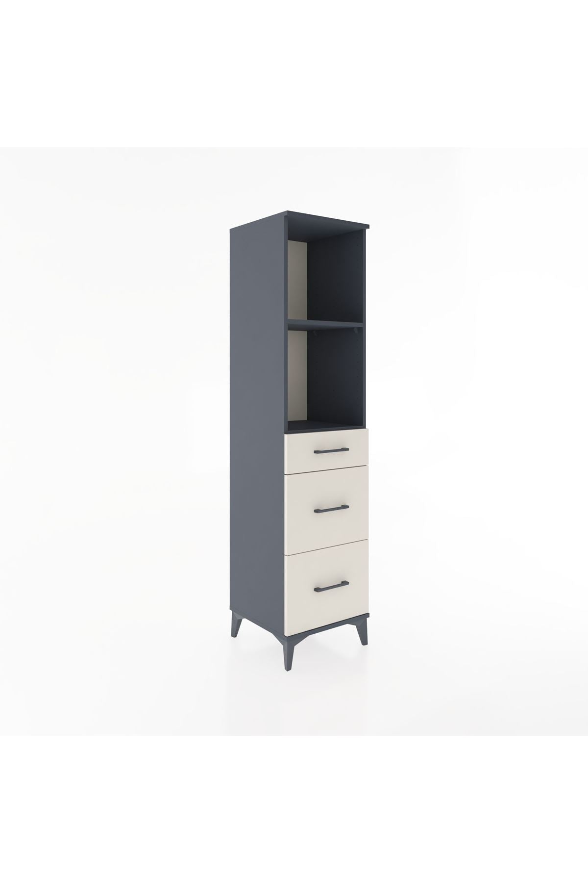 Hyperion Dolap 2 Raflı 3 Çekmeceli 44x44x182 - S55M048V4B