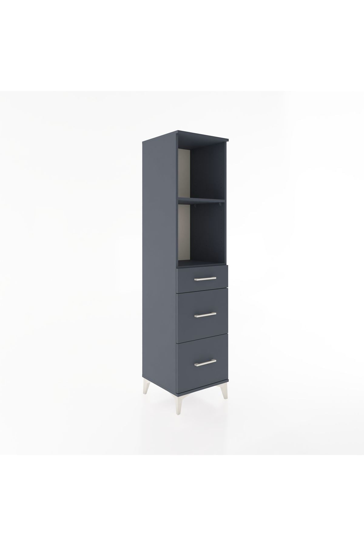 Hyperion Dolap 2 Raflı 3 Çekmeceli 44x44x182 - S55M048V5B