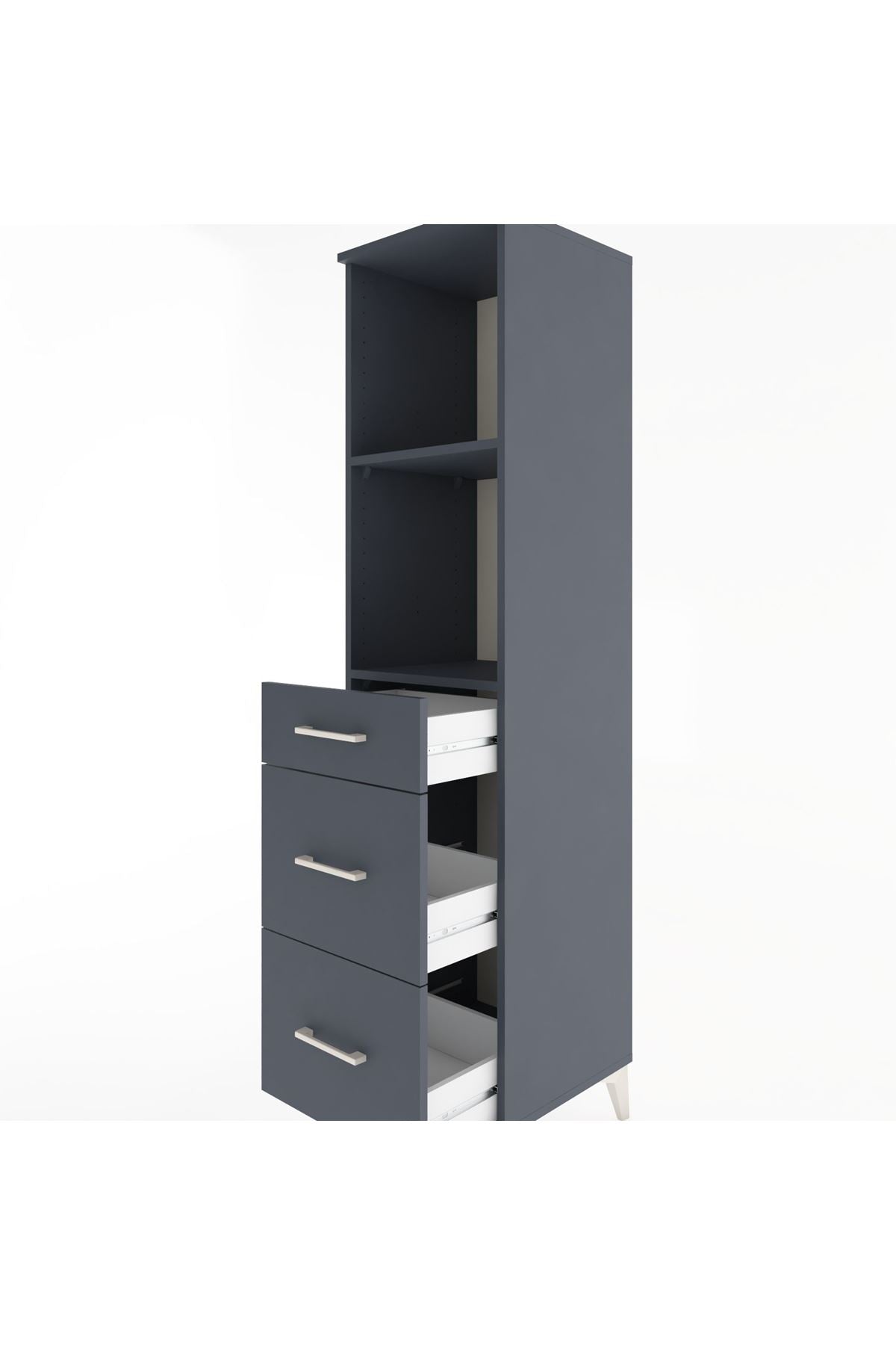Hyperion Dolap 2 Raflı 3 Çekmeceli 44x44x182 - S55M048V5B