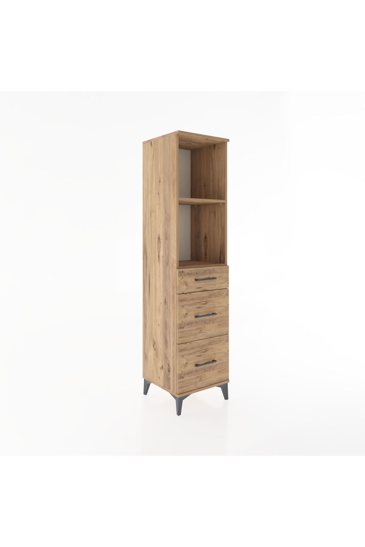 Hyperion Dolap 2 Raflı 3 Çekmeceli 44x44x182 - S55M048V9B
