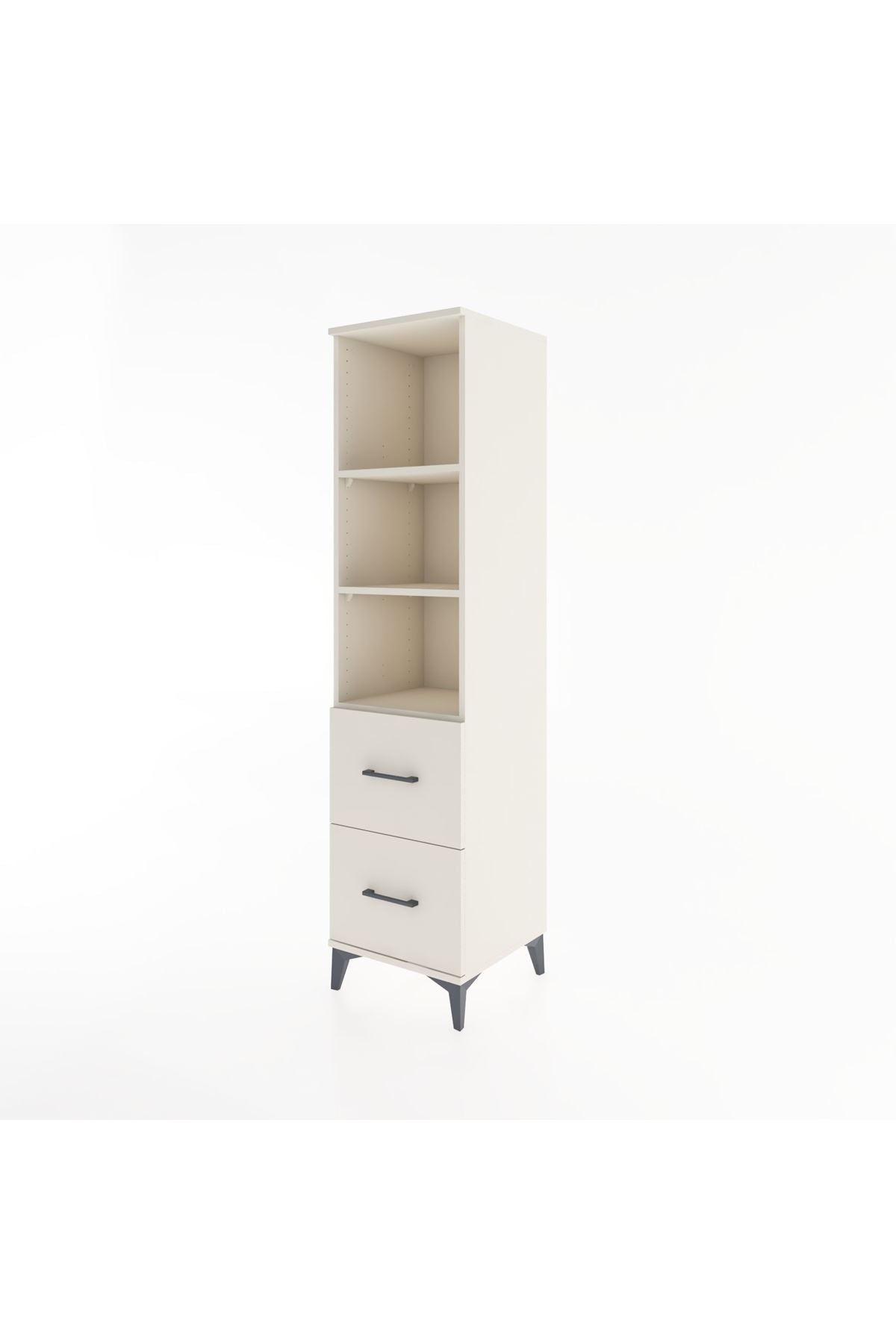 Hyperion Dolap 3 Raflı 2 Çekmeceli 44x44x182 - S55M049V1B