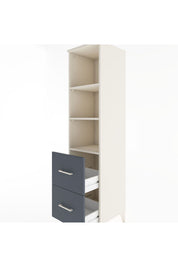 Hyperion Dolap 3 Raflı 2 Çekmeceli 44x44x182 - S55M049V2B