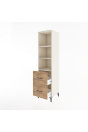 Hyperion Dolap 3 Raflı 2 Çekmeceli 44x44x182 - S55M049V3B