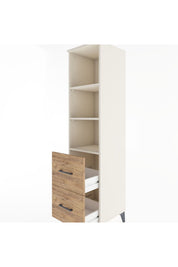 Hyperion Dolap 3 Raflı 2 Çekmeceli 44x44x182 - S55M049V3B
