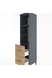 Hyperion Dolap 3 Raflı 2 Çekmeceli 44x44x182 - S55M049V6B