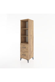 Hyperion Dolap 3 Raflı 2 Çekmeceli 44x44x182 - S55M049V9B