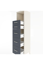 Hyperion Dolap Tek Raflı 5 Çekmeceli 44x44x182 - S55M050V2B