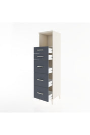 Hyperion Dolap Tek Raflı 5 Çekmeceli 44x44x182 - S55M050V2B