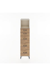 Hyperion Dolap Tek Raflı 5 Çekmeceli 44x44x182 - S55M050V3B