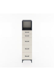 Hyperion Dolap Tek Raflı 5 Çekmeceli 44x44x182 - S55M050V4B