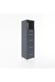 Hyperion Dolap Tek Raflı 5 Çekmeceli 44x44x182 - S55M050V5B