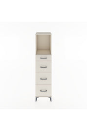 Hyperion Dolap Tek Raflı 4 Çekmeceli 44x44x182 - S55M051V1B
