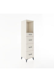 Hyperion Dolap Tek Raflı 4 Çekmeceli 44x44x182 - S55M051V1B