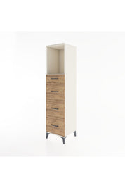 Hyperion Dolap Tek Raflı 4 Çekmeceli 44x44x182 - S55M051V3B
