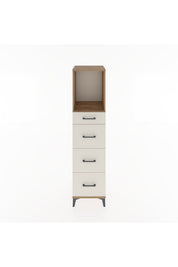 Hyperion Dolap Tek Raflı 4 Çekmeceli 44x44x182 - S55M051V7B
