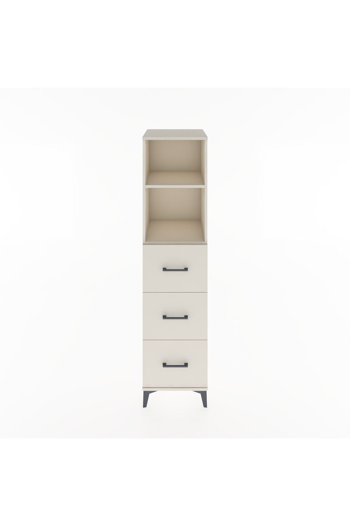 Hyperion Dolap 2 Raflı 3 Çekmeceli 44x44x182 - S55M052V1B