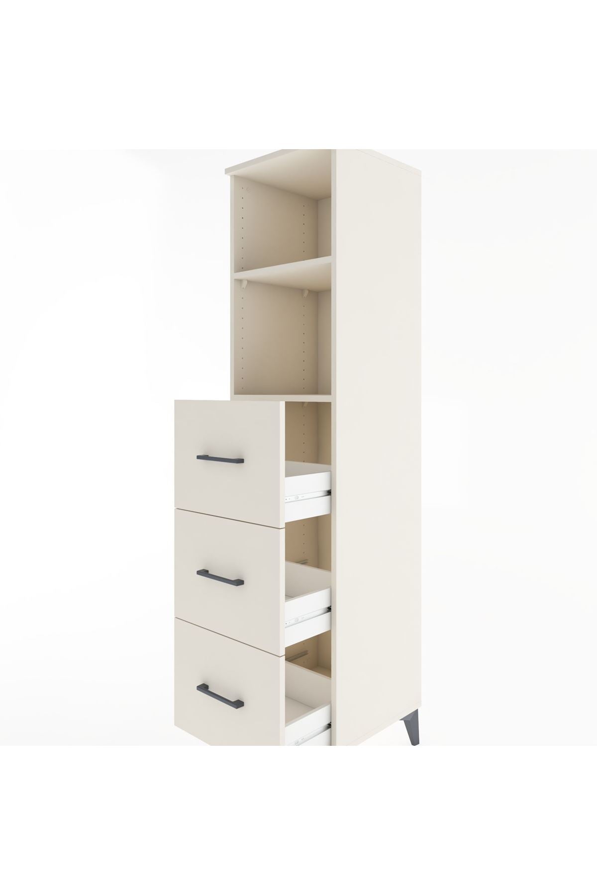 Hyperion Dolap 2 Raflı 3 Çekmeceli 44x44x182 - S55M052V1B
