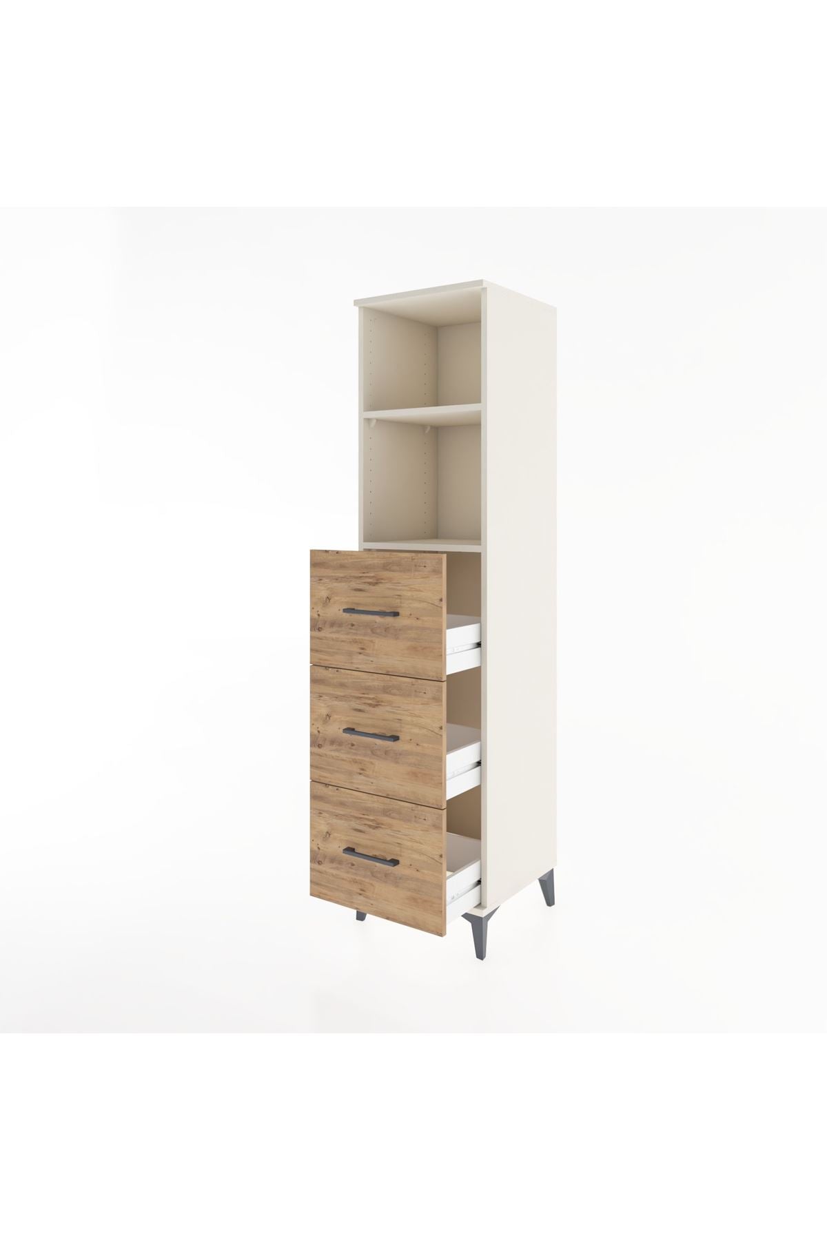Hyperion Dolap 2 Raflı 3 Çekmeceli 44x44x182 - S55M052V3B