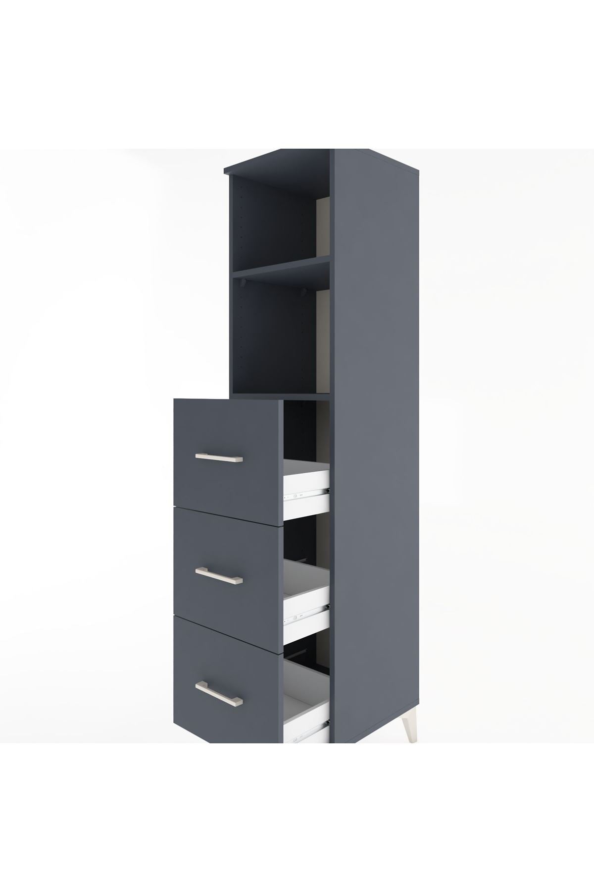 Hyperion Dolap 2 Raflı 3 Çekmeceli 44x44x182 - S55M052V5B