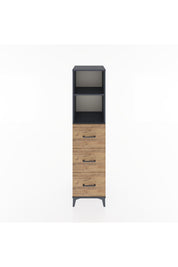 Hyperion Dolap 2 Raflı 3 Çekmeceli 44x44x182 - S55M052V6B