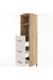 Hyperion Dolap 2 Raflı 3 Çekmeceli 44x44x182 - S55M052V7B