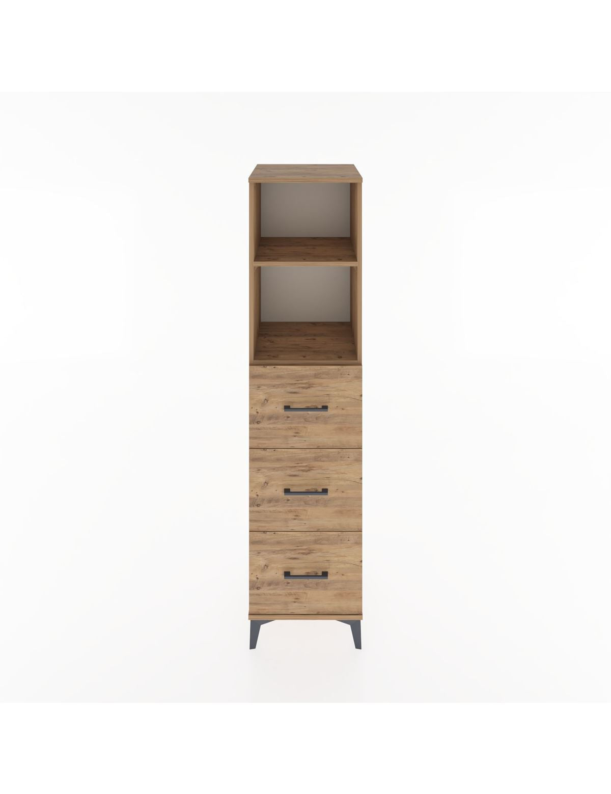 Hyperion Dolap 2 Raflı 3 Çekmeceli 44x44x182 - S55M052V9B