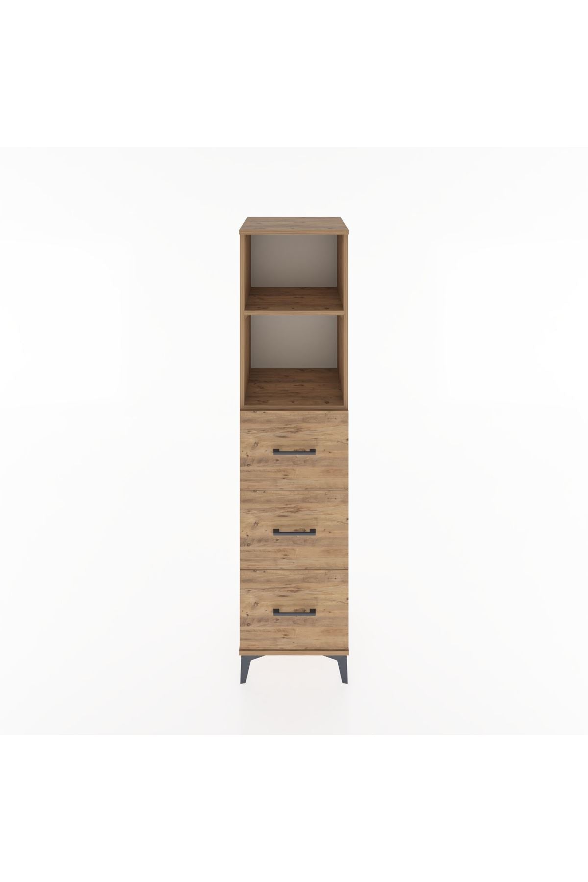 Hyperion Dolap 2 Raflı 3 Çekmeceli 44x44x182 - S55M052V9B