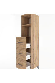 Hyperion Dolap 2 Raflı 3 Çekmeceli 44x44x182 - S55M052V9B
