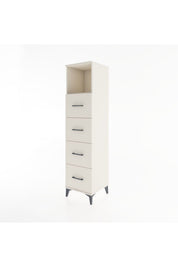 Hyperion Dolap Tek Raflı 4 Çekmeceli 44x44x182 - S55M053V1B