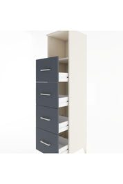 Hyperion Dolap Tek Raflı 4 Çekmeceli 44x44x182 - S55M053V2B