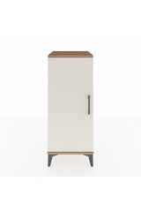 Hyperion Komodin 2 Raflı Tek Kapaklı 44x44x106