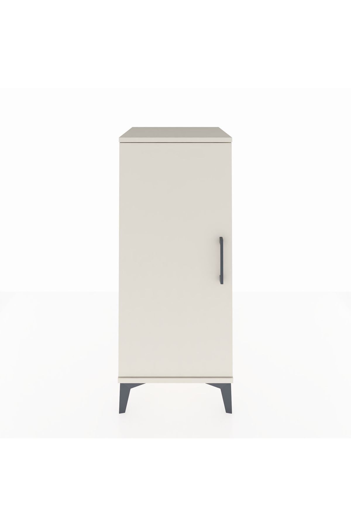 Hyperion Komodin Tek Raflı Tek Kapaklı 44x44x106 - S43M003V1B