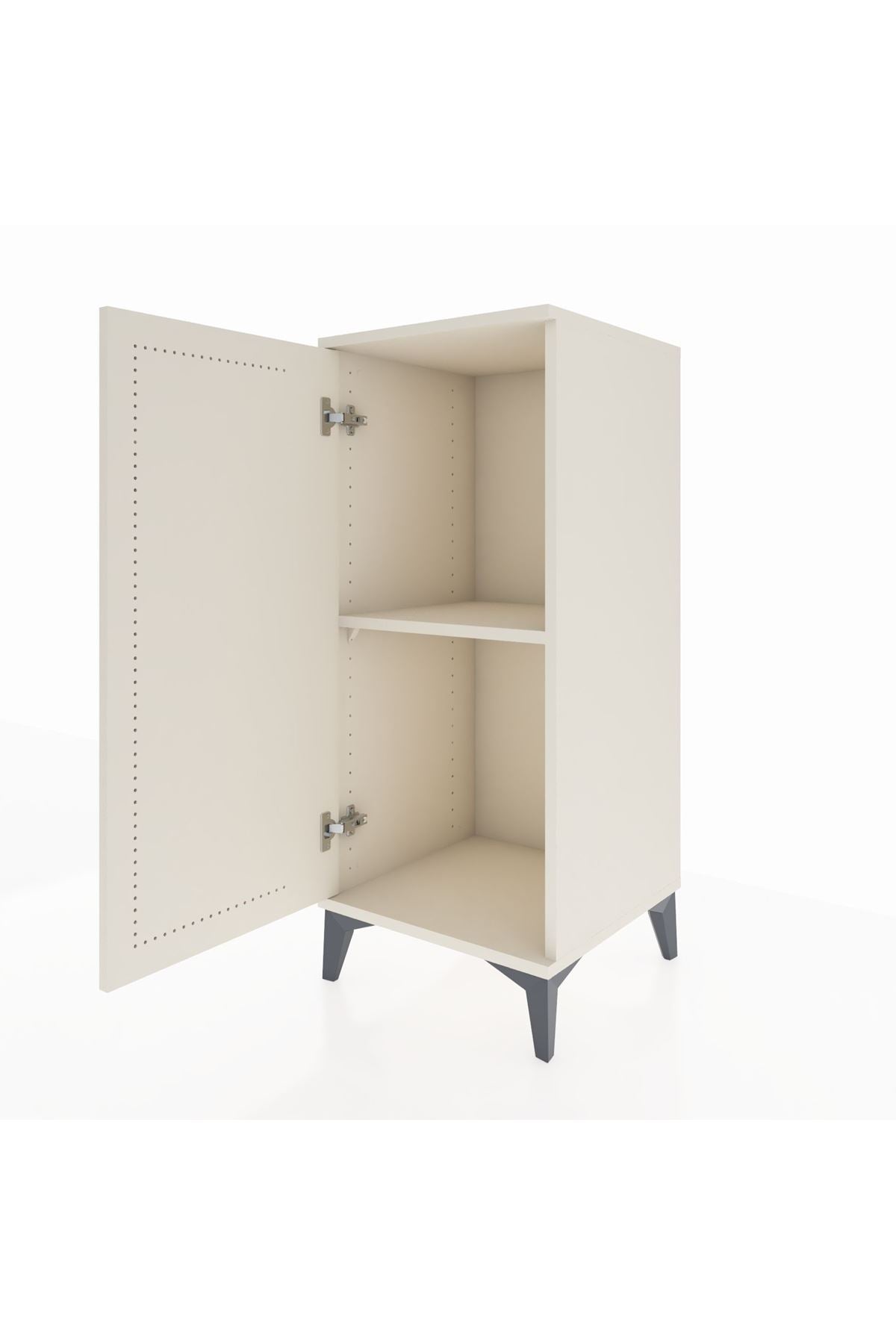 Hyperion Komodin Tek Raflı Tek Kapaklı 44x44x106 - S43M003V1B