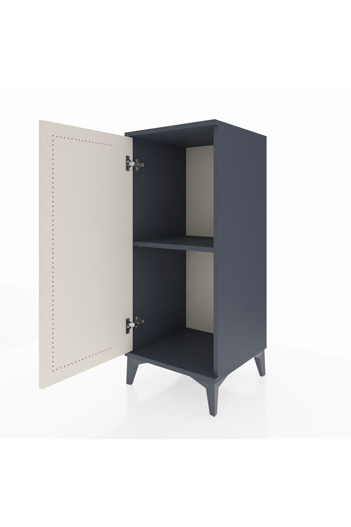 Hyperion Komodin Tek Raflı Tek Kapaklı 44x44x106 - S43M003V4B