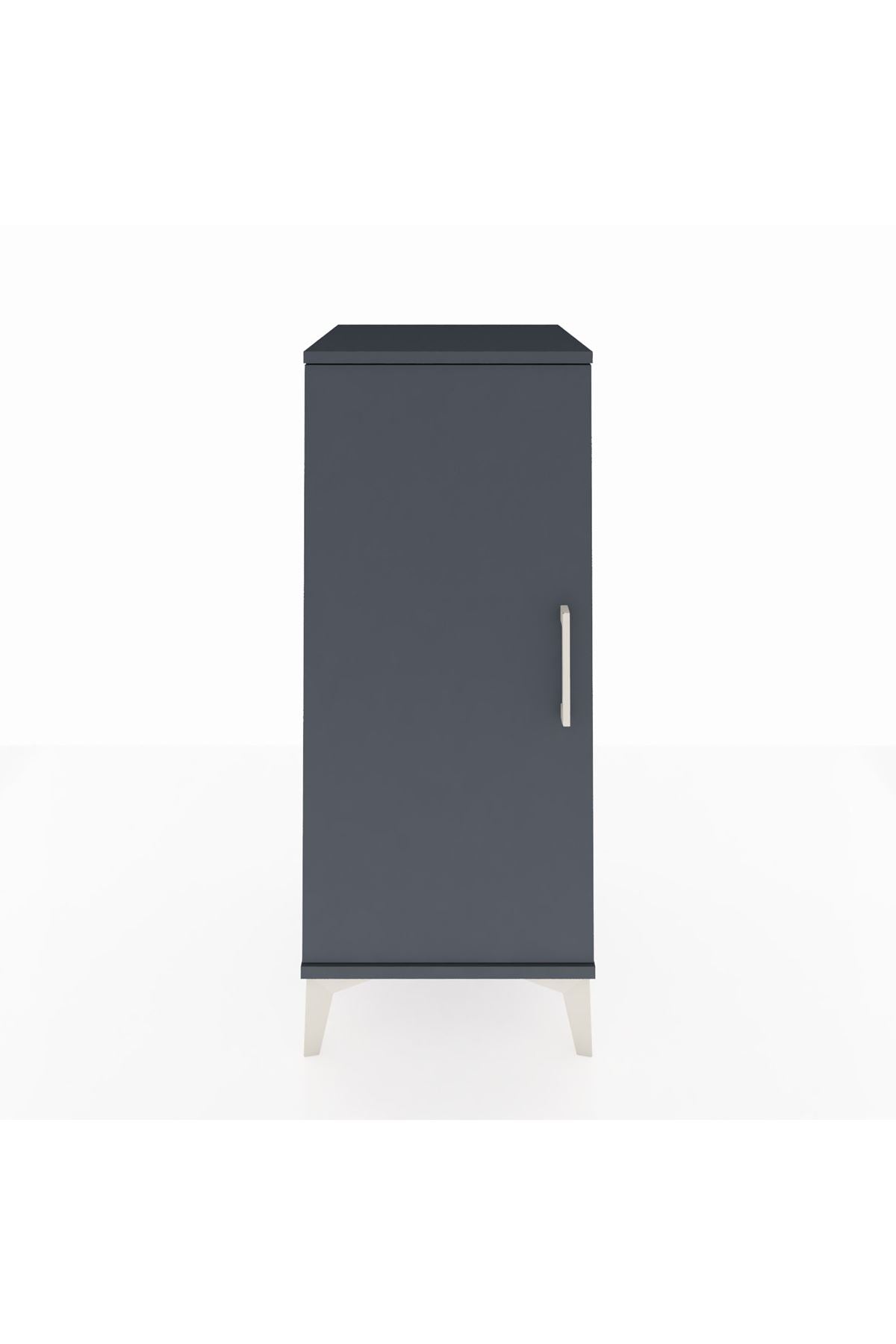 Hyperion Komodin Tek Raflı Tek Kapaklı 44x44x106 - S43M003V5B