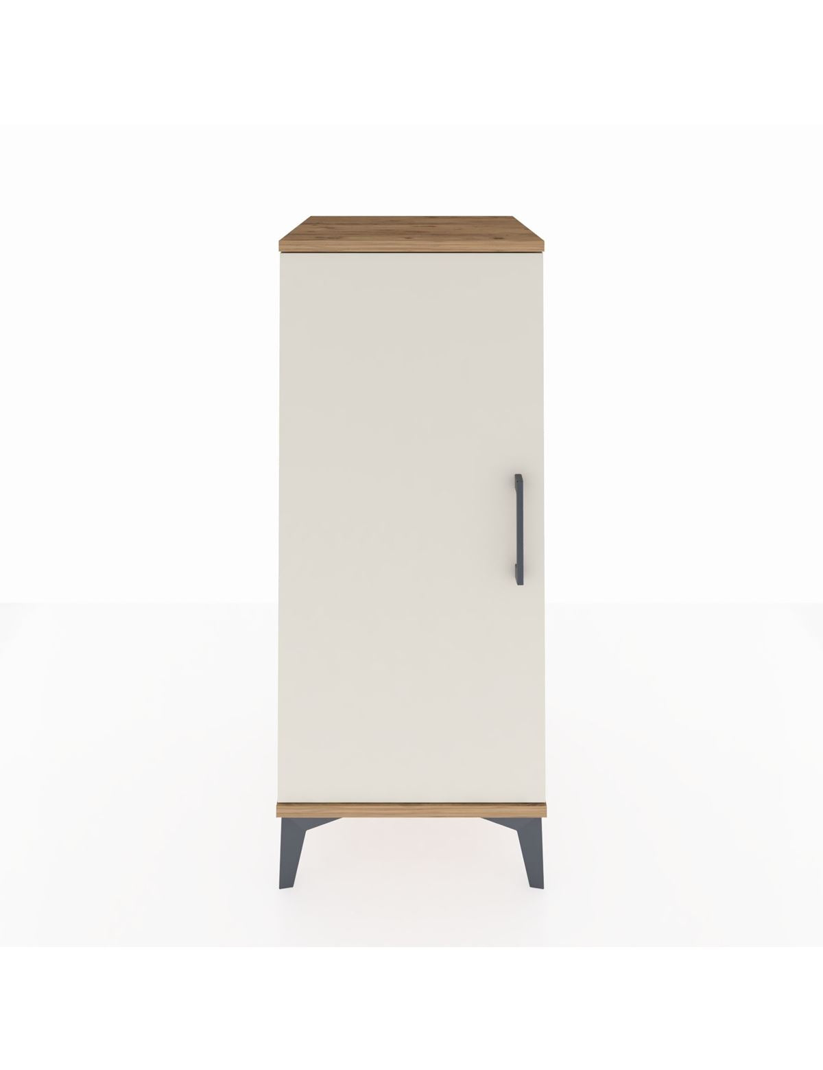 Hyperion Komodin Tek Raflı Tek Kapaklı 44x44x106 - S43M003V7B
